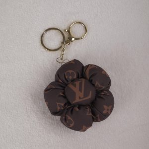 Bubble Five Petal Flower Keychain